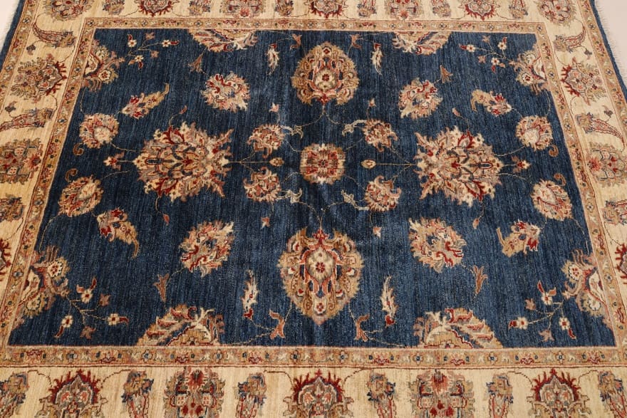 Handgeknüpfter Ziegler Orientteppich, 202 × 157 cm, Wolle