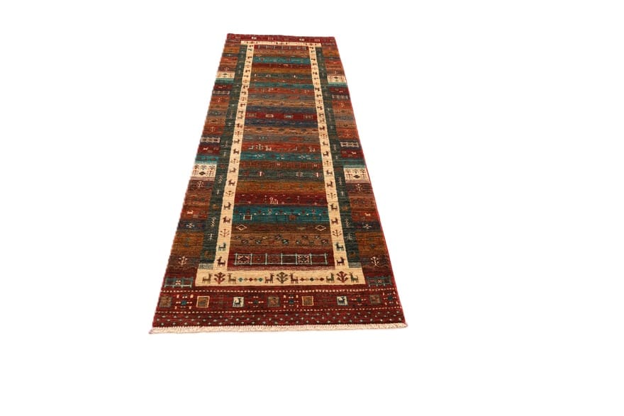 Handgeknüpfter Ziegler Orientteppich, 275 × 89 cm, Wolle