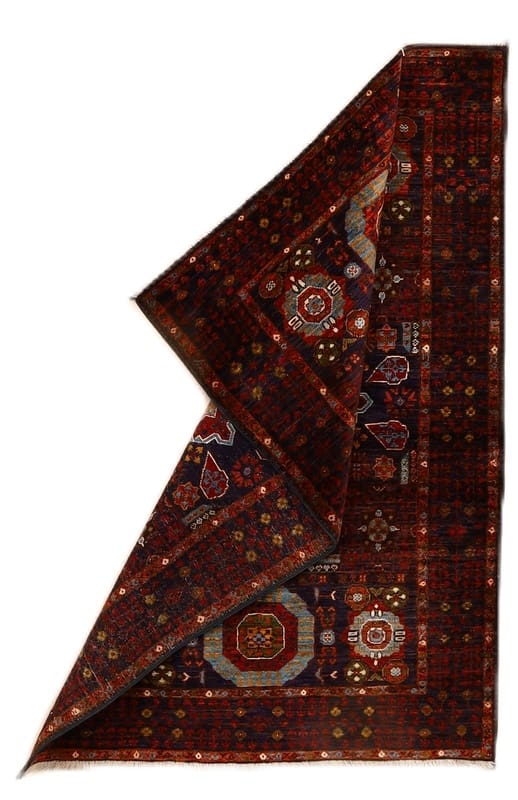 mamluk-orientteppich-153x105-cm-handgeknupft-wolle-stilvoll-1 Handgeknüpfter Mamluk Orientteppich 151 × 104 cm