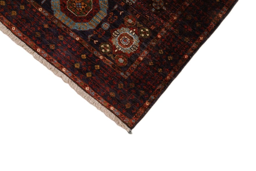 mamluk-orientteppich-153x105-cm-handgeknupft-wolle-stilvoll-4 Handgeknüpfter Mamluk Orientteppich 151 × 104 cm