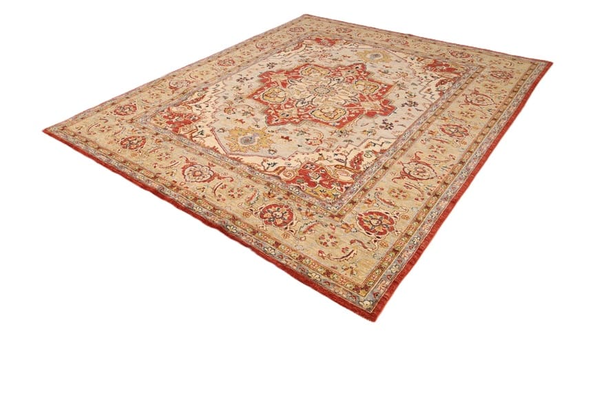 Handgeknüpfter Heriz Ziegler Orientteppich 293 × 247 cm