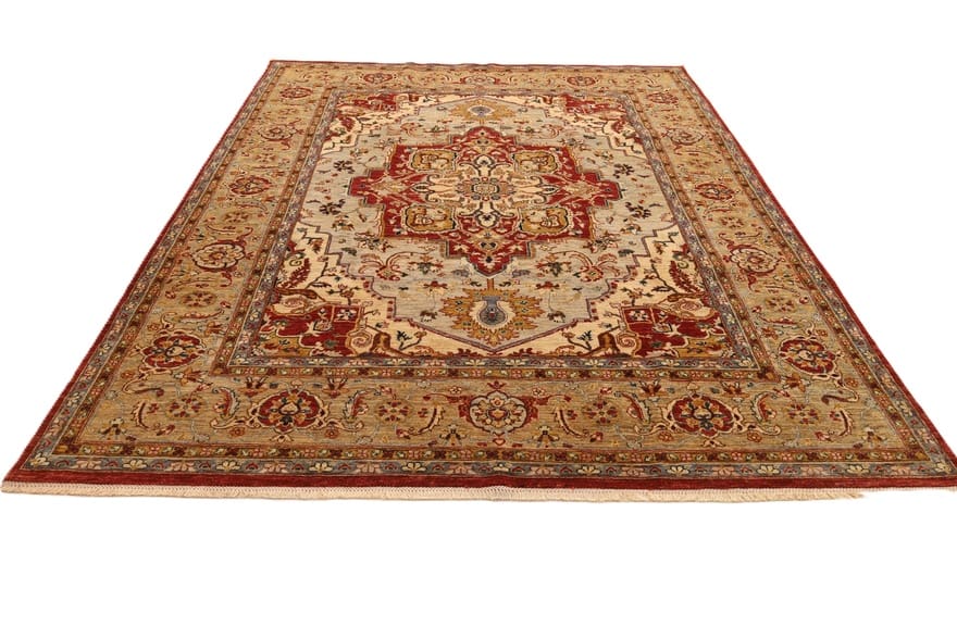 Handgeknüpfter Heriz Ziegler Orientteppich 293 × 247 cm