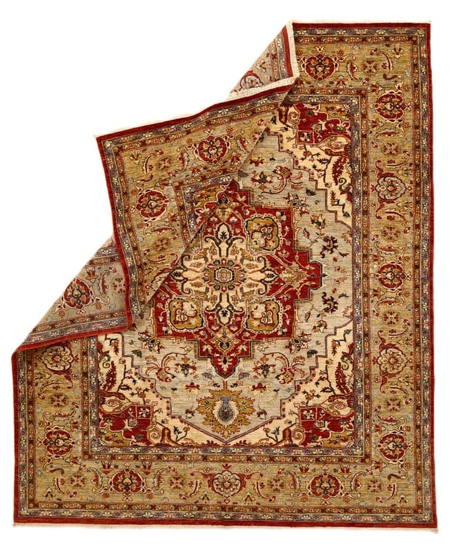 Handgeknüpfter Heriz Ziegler Orientteppich 293 × 247 cm