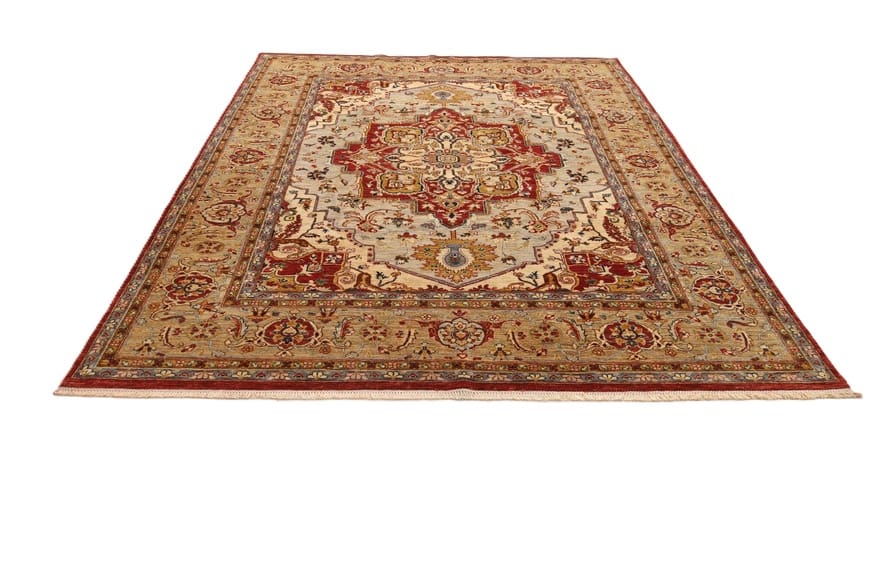 Handgeknüpfter Heriz Ziegler Orientteppich 293 × 247 cm
