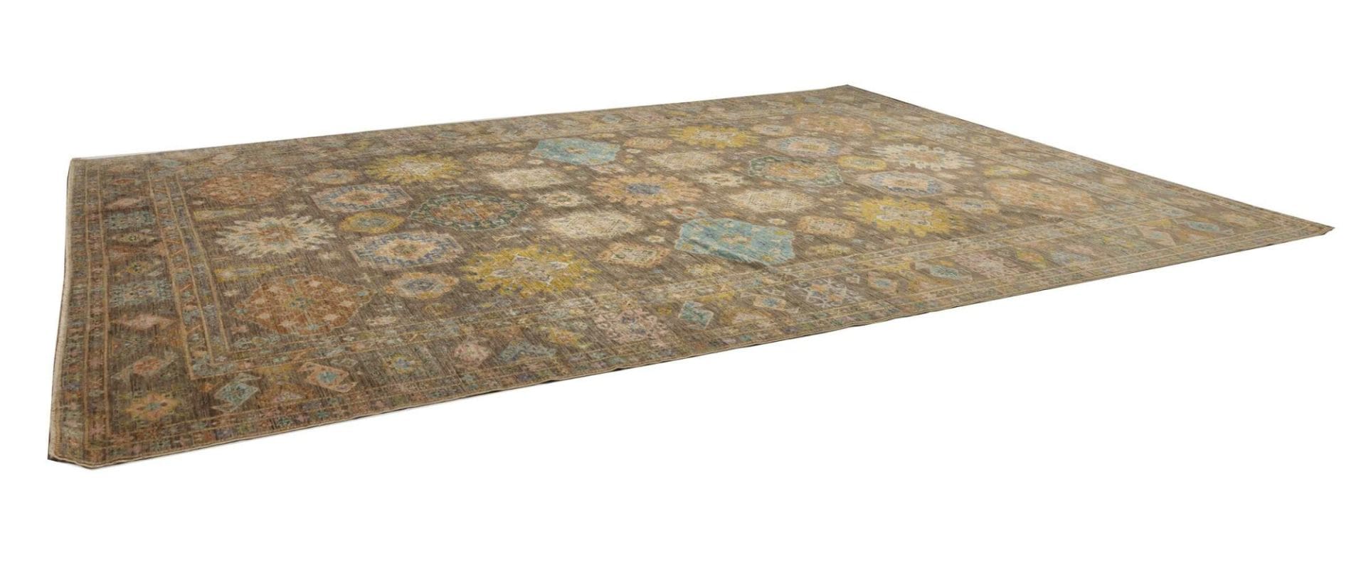 Kazak Orientteppich 363 × 466 cm aus Wolle, handgeknüpft