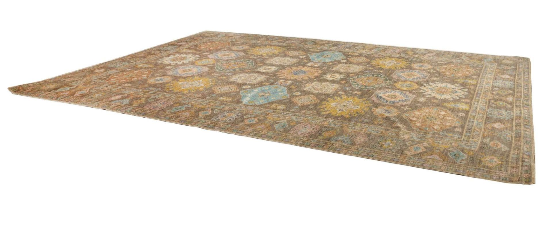 Kazak Orientteppich 363 × 466 cm aus Wolle, handgeknüpft