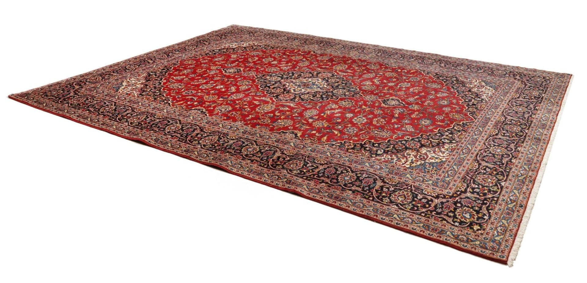Kashan Perserteppich aus Iran, 296 × 385 cm