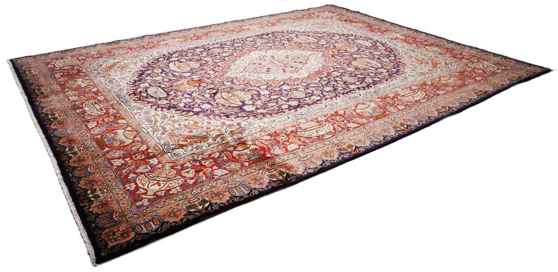 Kashmar Perserteppich 293 × 394 cm aus Wolle, handgeknüpft