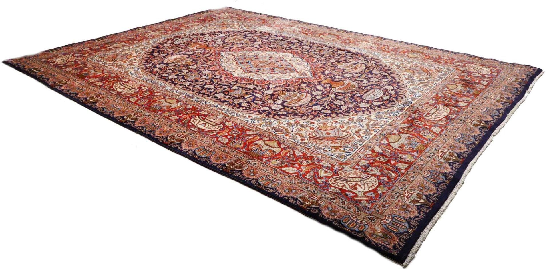 Kashmar Perserteppich 293 × 394 cm aus Wolle, handgeknüpft