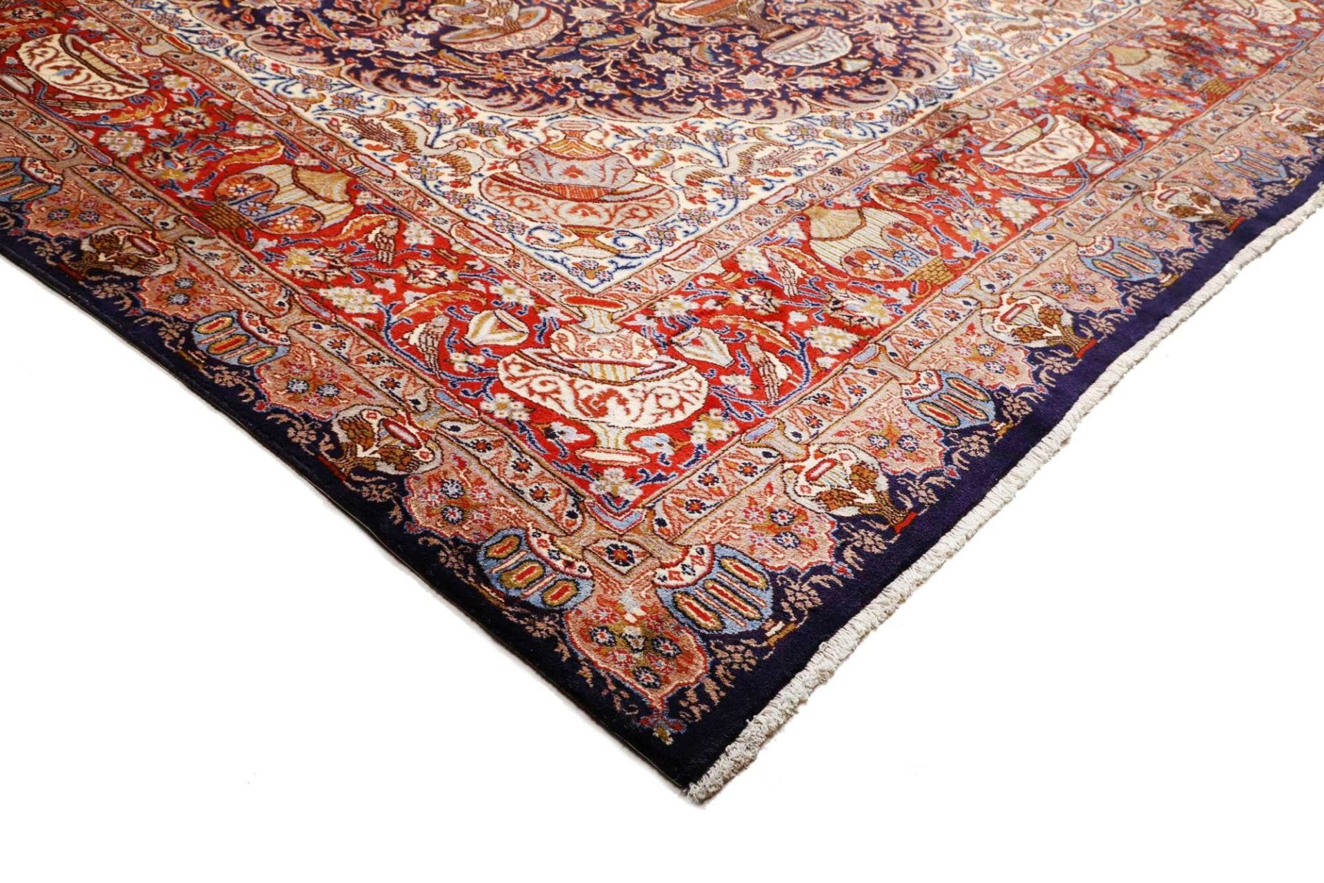 Kashmar Perserteppich 293 × 394 cm aus Wolle, handgeknüpft
