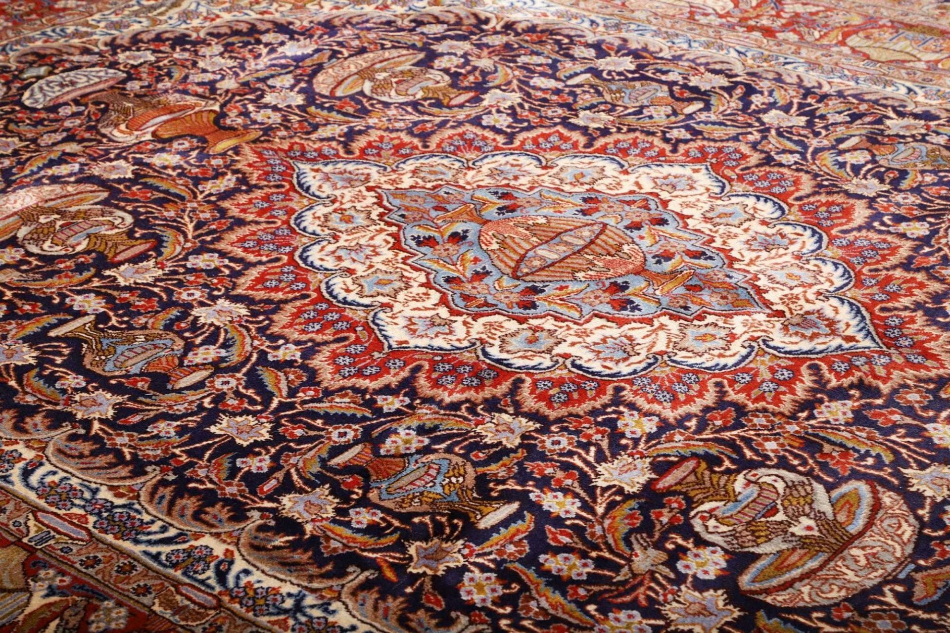 Kashmar Perserteppich 293 × 394 cm aus Wolle, handgeknüpft