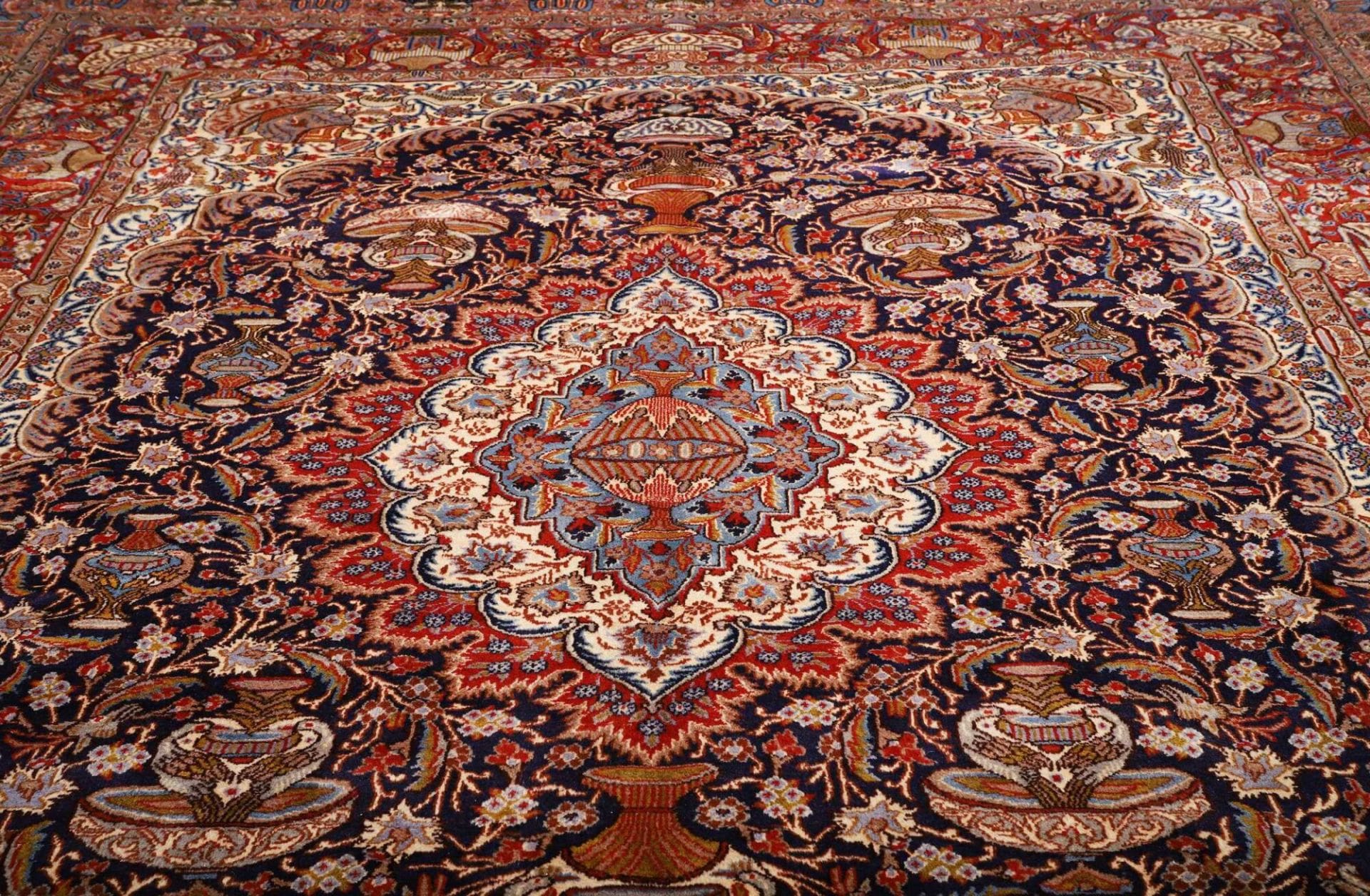 Kashmar Perserteppich 293 × 394 cm aus Wolle, handgeknüpft