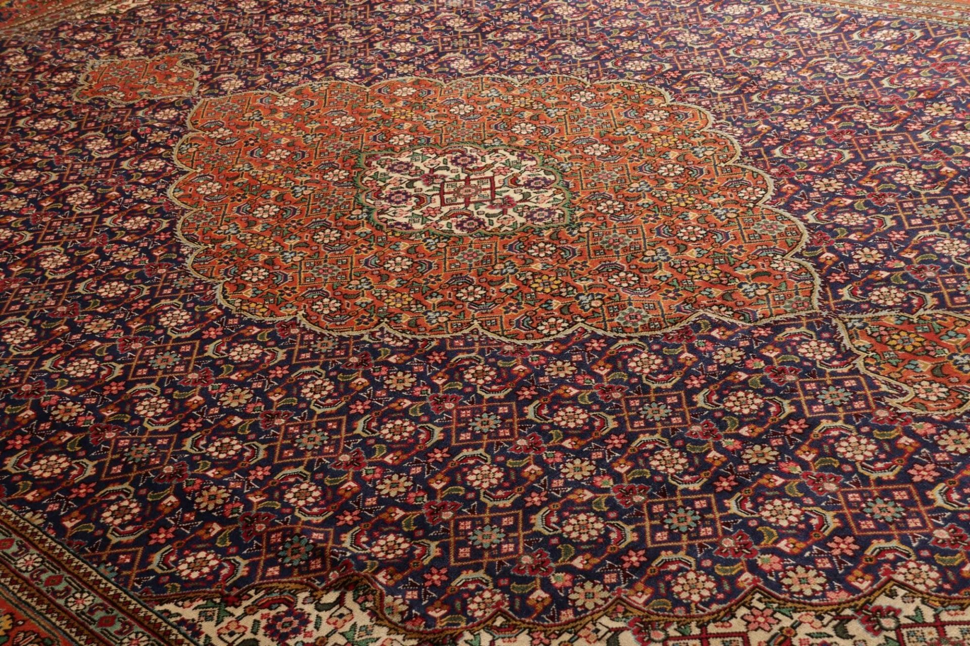 Handgeknüpfter Täbriz Perserteppich, 303 × 390 cm, Wolle