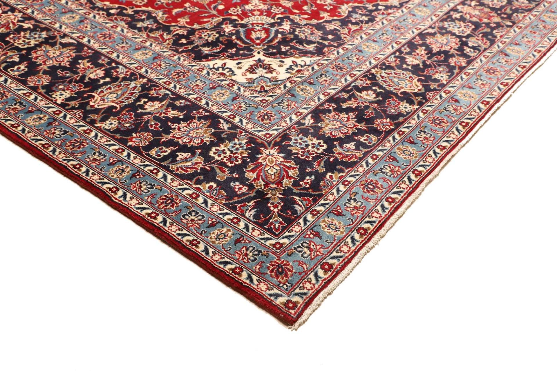 Handgeknüpfter Kashan Perserteppich, 298 × 400 cm, Wolle