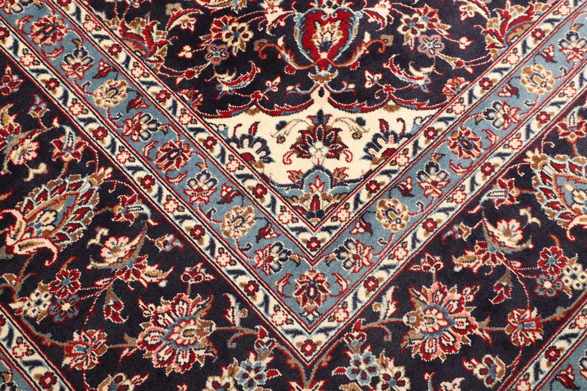 Handgeknüpfter Kashan Perserteppich, 298 × 400 cm, Wolle
