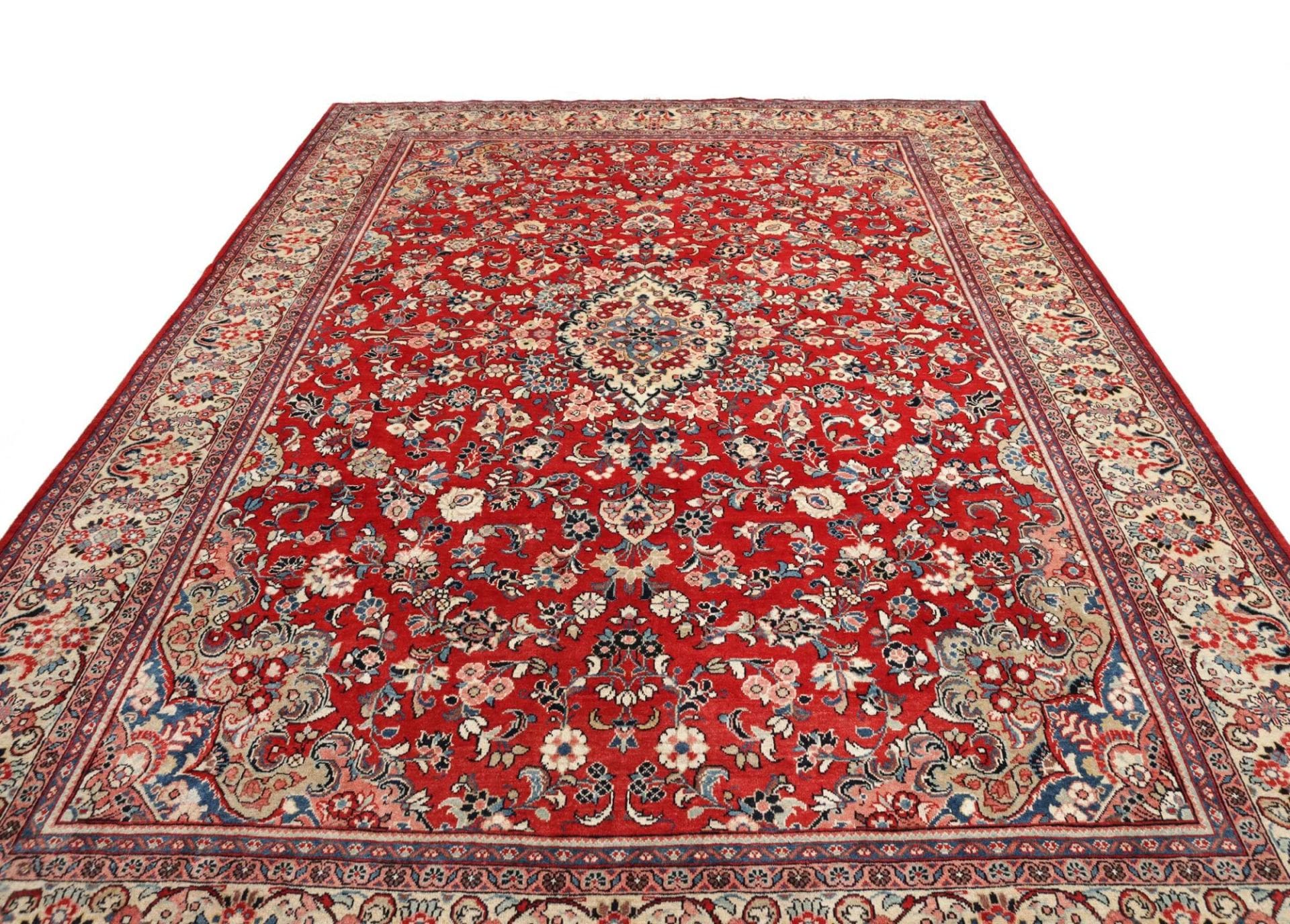 Sarough Farahan Perserteppich 279 × 407 cm aus Wolle, handgeknüpft