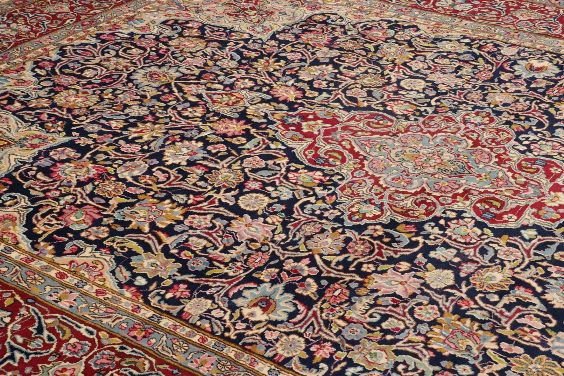 Handgeknüpfter Kerman Perserteppich 301 × 400 cm
