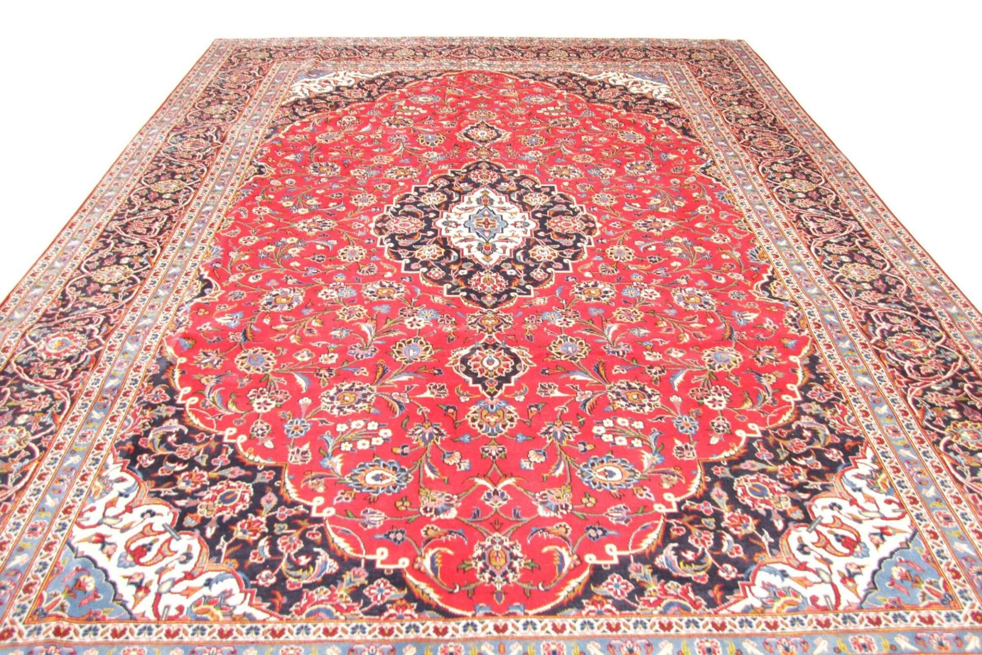 kashan-teppich-300-x-408cm-handgeknupft-perserteppich-wolle-3 Kashan Perserteppich 300 × 408 cm aus Wolle, handgeknüpft