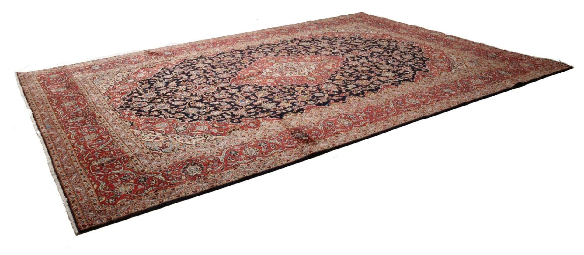 kashan-teppich-298-x-422cm-florale-muster-handgeknupft-perserteppich-1 Kashan Perserteppich aus Iran, 298 × 422 cm