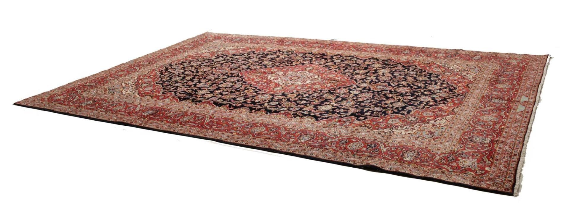 kashan-teppich-298-x-422cm-florale-muster-handgeknupft-perserteppich-2 Kashan Perserteppich aus Iran, 298 × 422 cm
