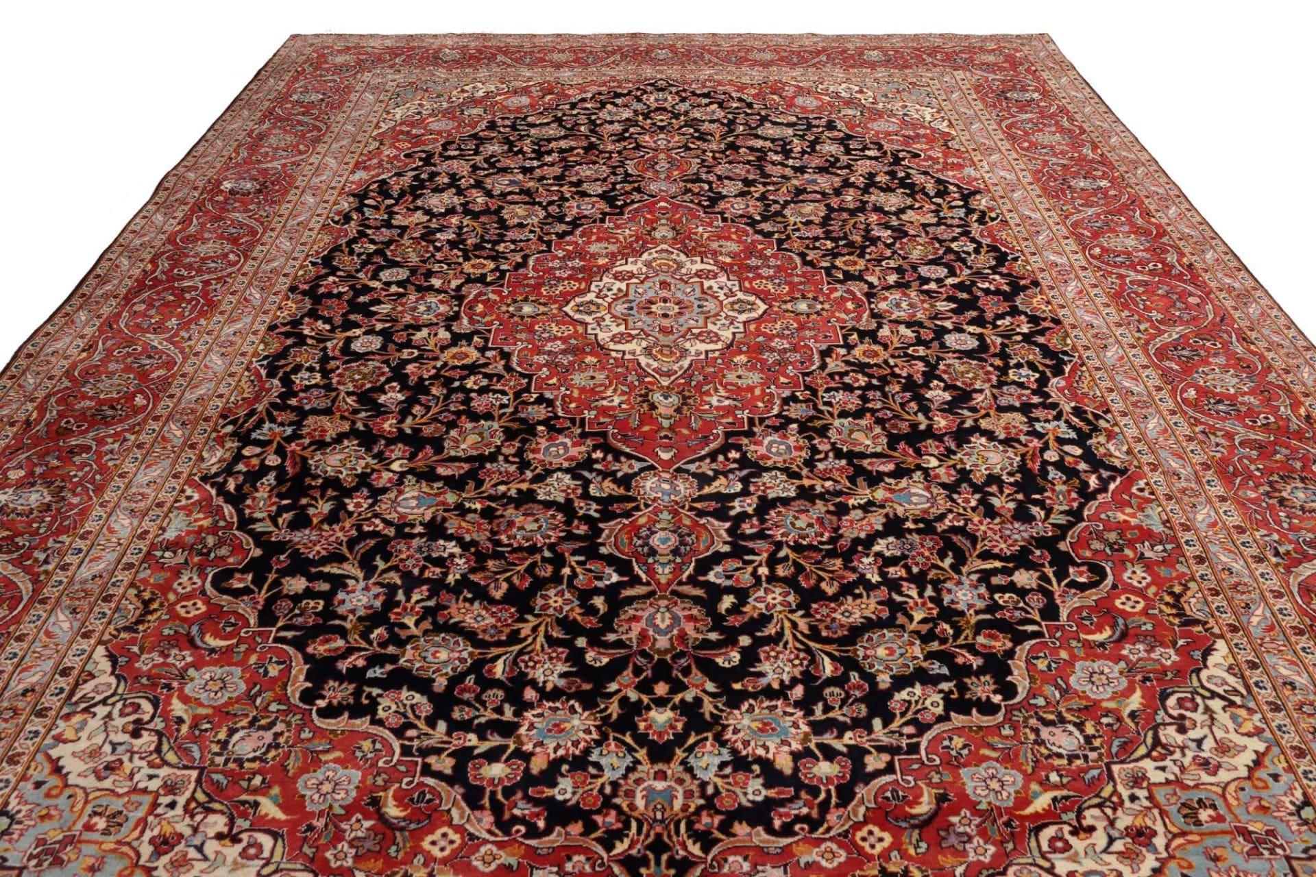 kashan-teppich-298-x-422cm-florale-muster-handgeknupft-perserteppich-3 Kashan Perserteppich aus Iran, 298 × 422 cm