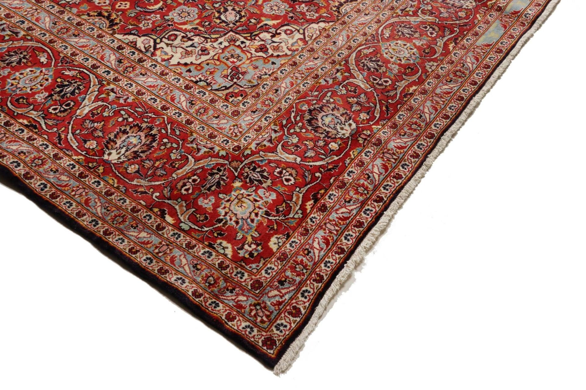 kashan-teppich-298-x-422cm-florale-muster-handgeknupft-perserteppich-4 Kashan Perserteppich aus Iran, 298 × 422 cm