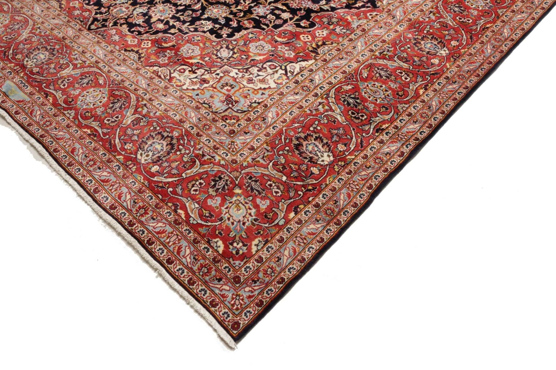 kashan-teppich-298-x-422cm-florale-muster-handgeknupft-perserteppich-6 Kashan Perserteppich aus Iran, 298 × 422 cm
