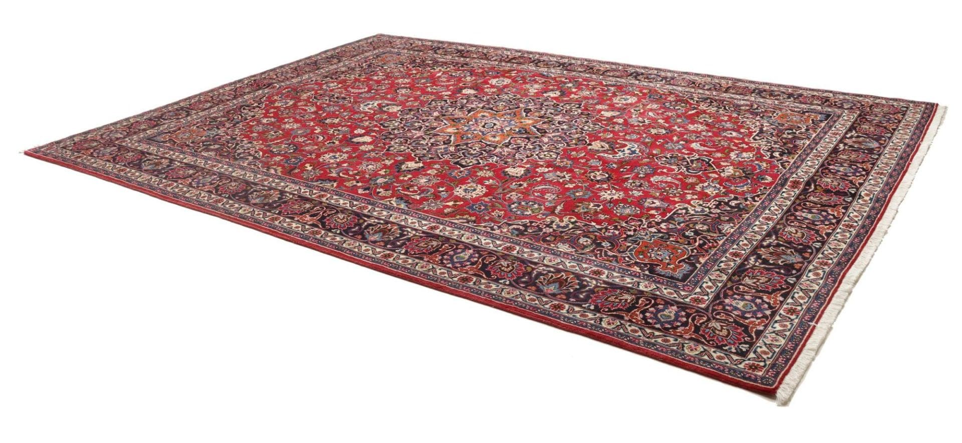 Handgeknüpfter Mashhad Perserteppich 293 × 392 cm