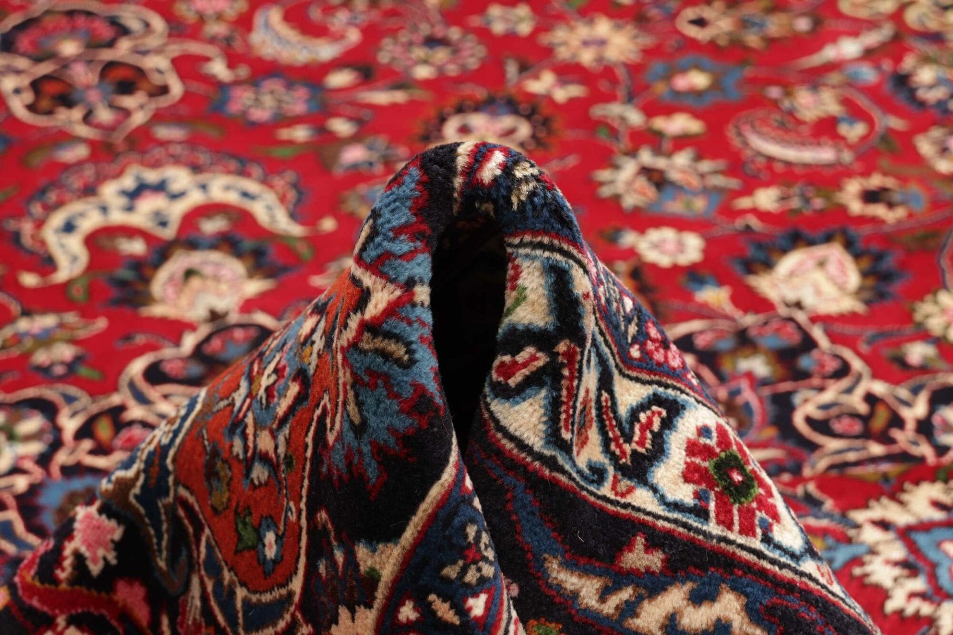 Handgeknüpfter Mashhad Perserteppich 293 × 392 cm