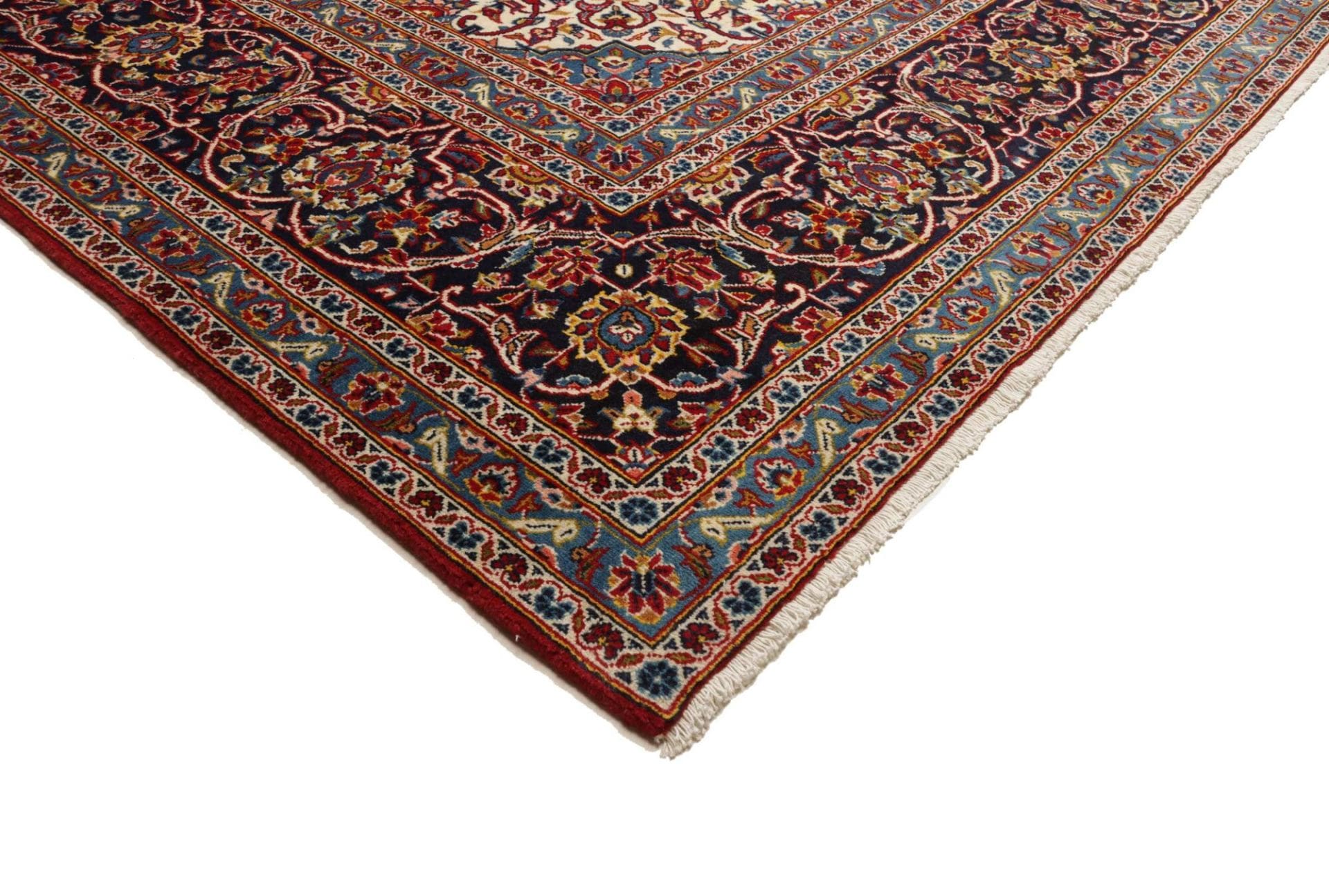 Handgeknüpfter Kashan Perserteppich 308 × 405 cm