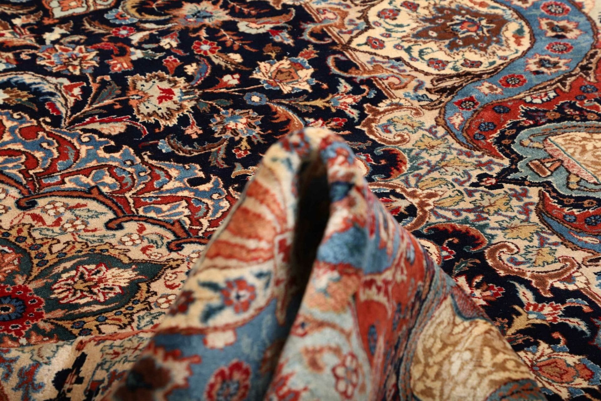 Kashmar Perserteppich 297 × 396 cm aus Wolle, handgeknüpft