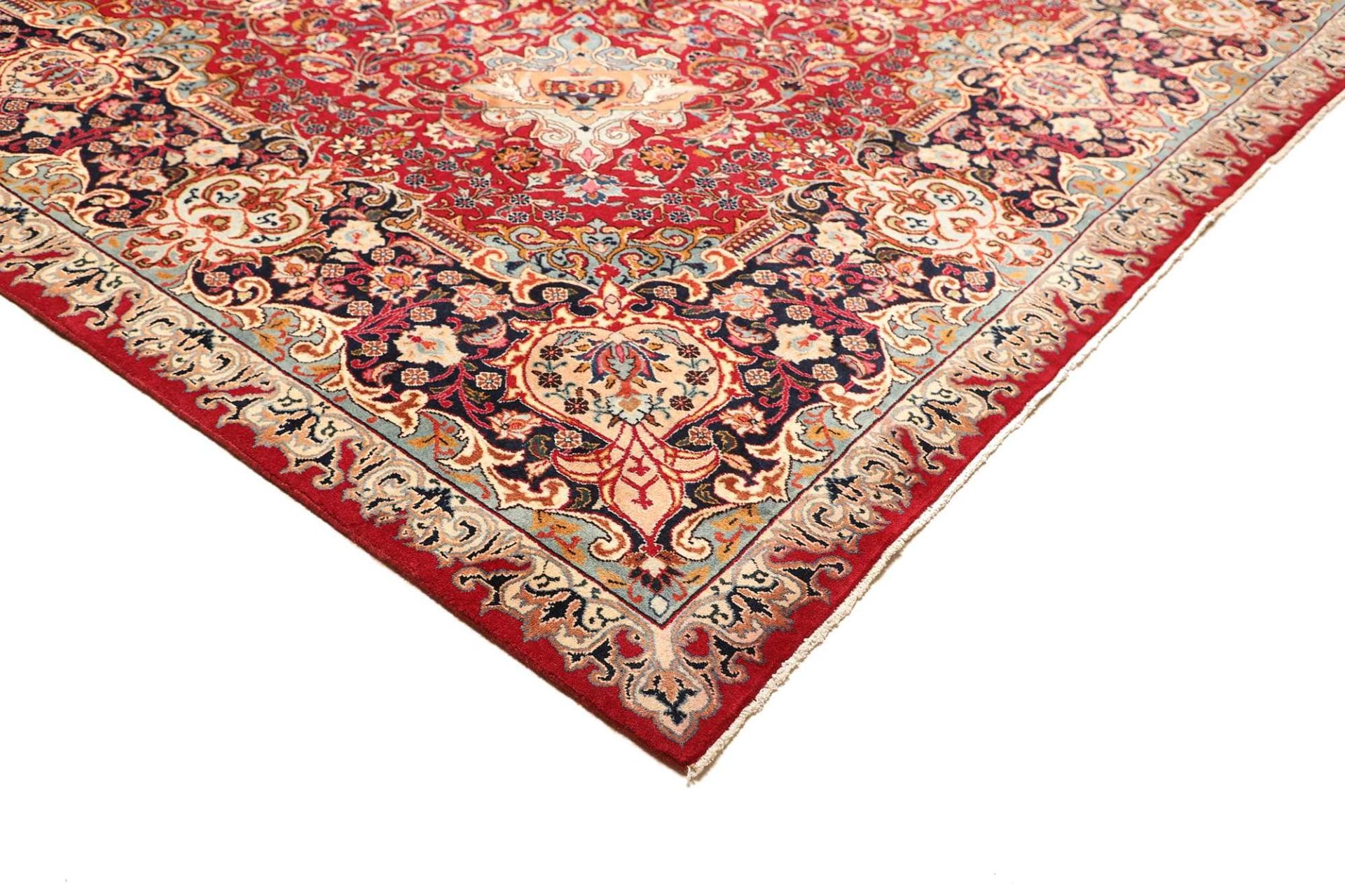 Handgeknüpfter Kashan Perserteppich 303 × 396 cm
