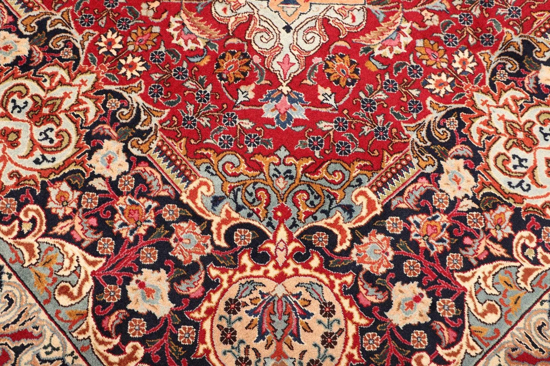 Handgeknüpfter Kashan Perserteppich 303 × 396 cm