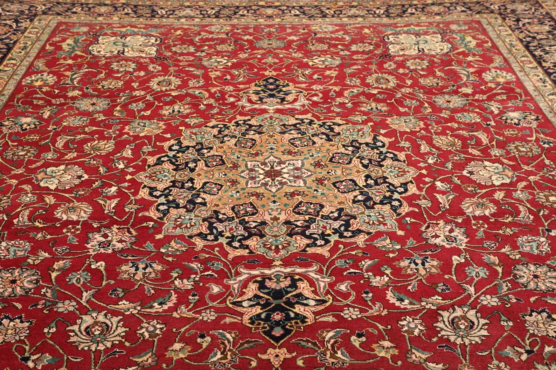 Handgeknüpfter Täbriz Perserteppich 308 × 400 cm