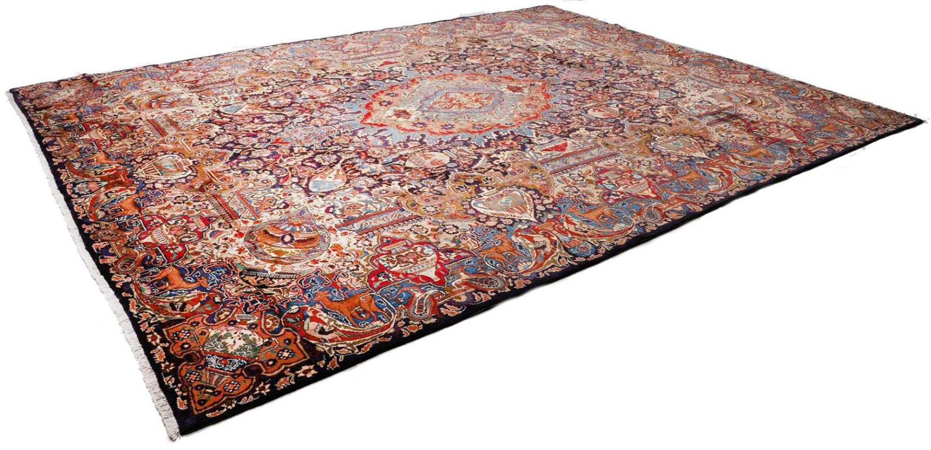 Kashmar Perserteppich 303 × 394 cm aus Wolle, handgeknüpft