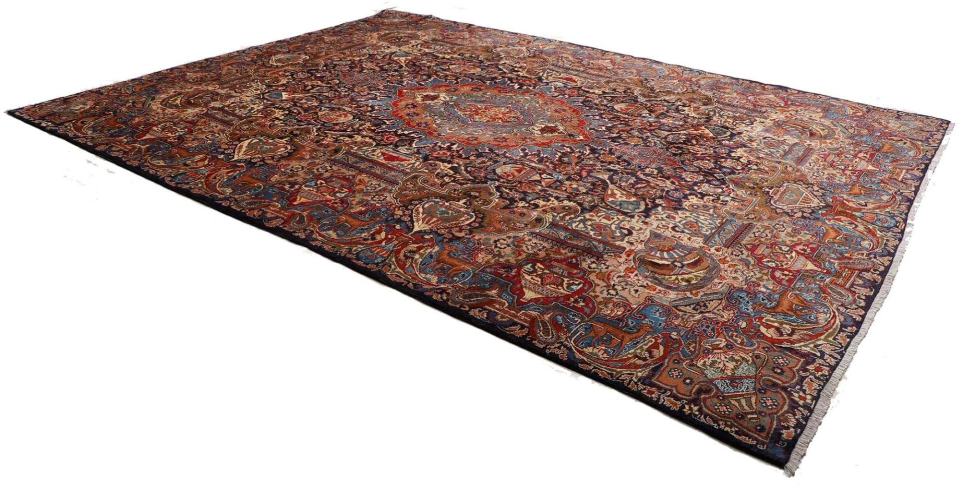 Kashmar Perserteppich 303 × 394 cm aus Wolle, handgeknüpft
