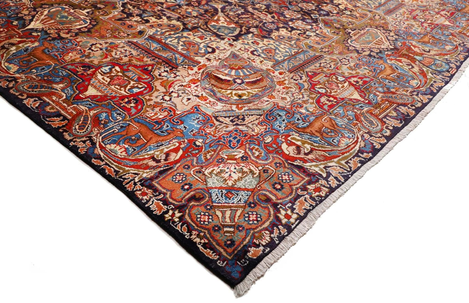 Kashmar Perserteppich 303 × 394 cm aus Wolle, handgeknüpft