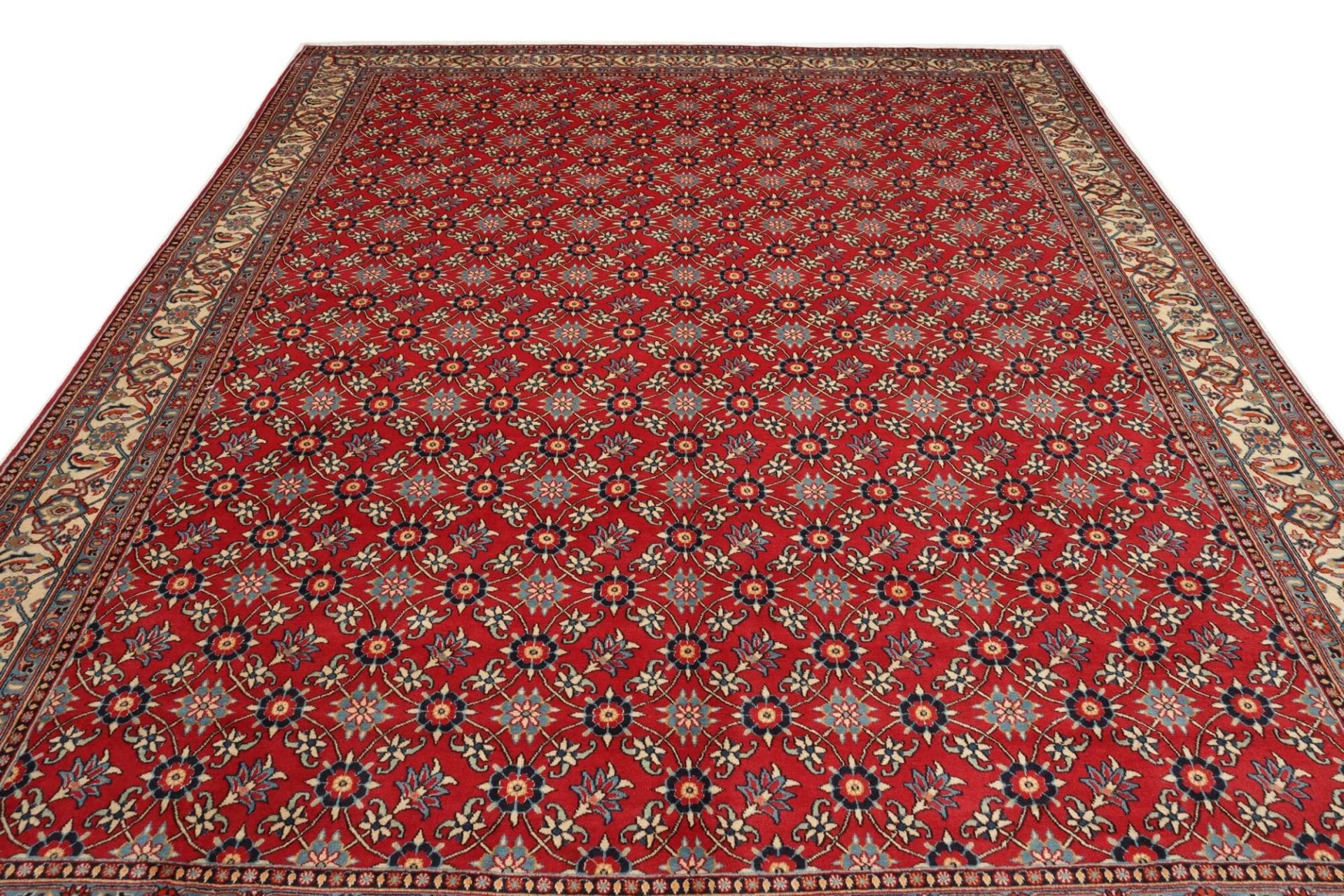 Handgeknüpfter Perserteppich, 296 × 388 cm, Wolle