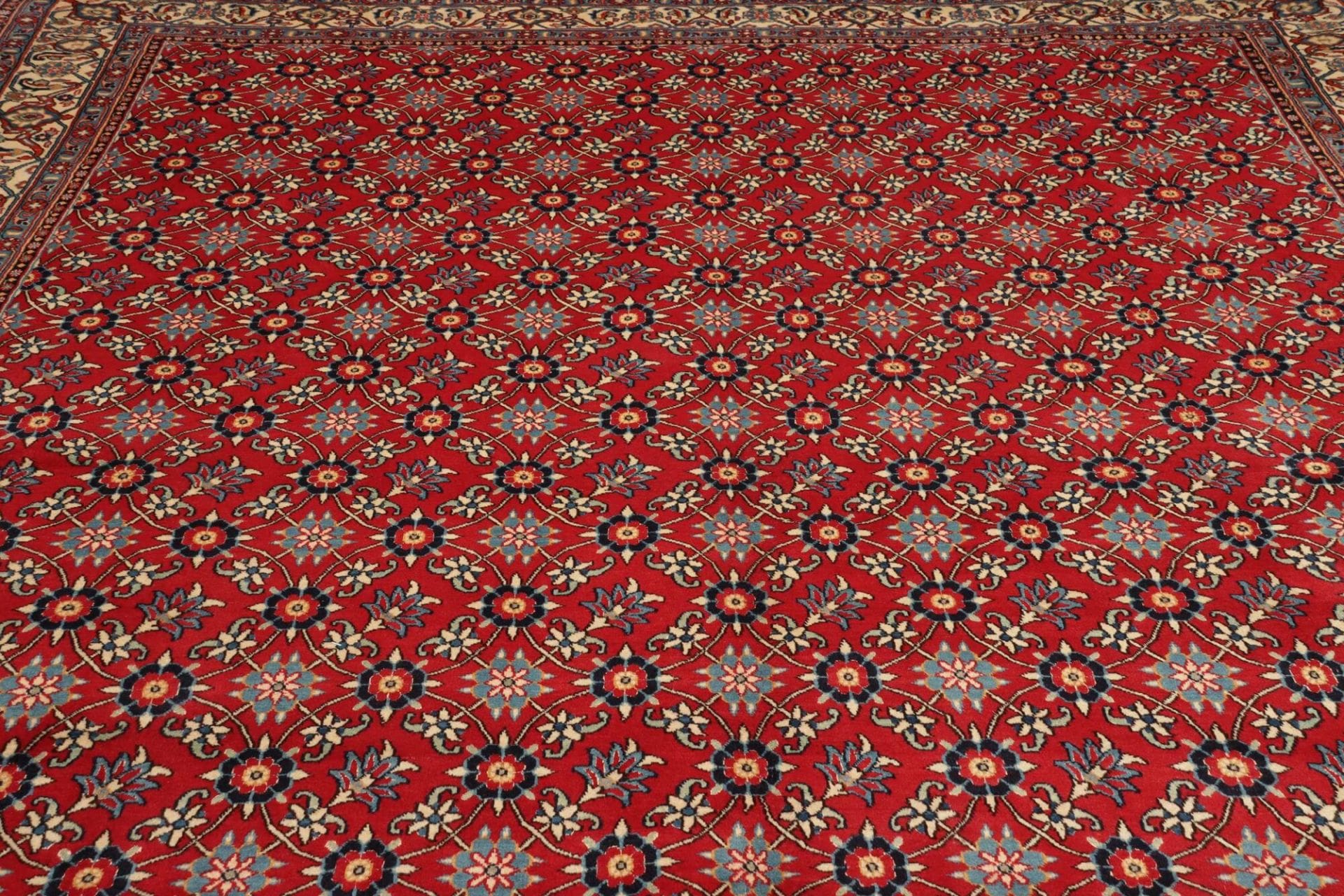 Handgeknüpfter Perserteppich, 296 × 388 cm, Wolle