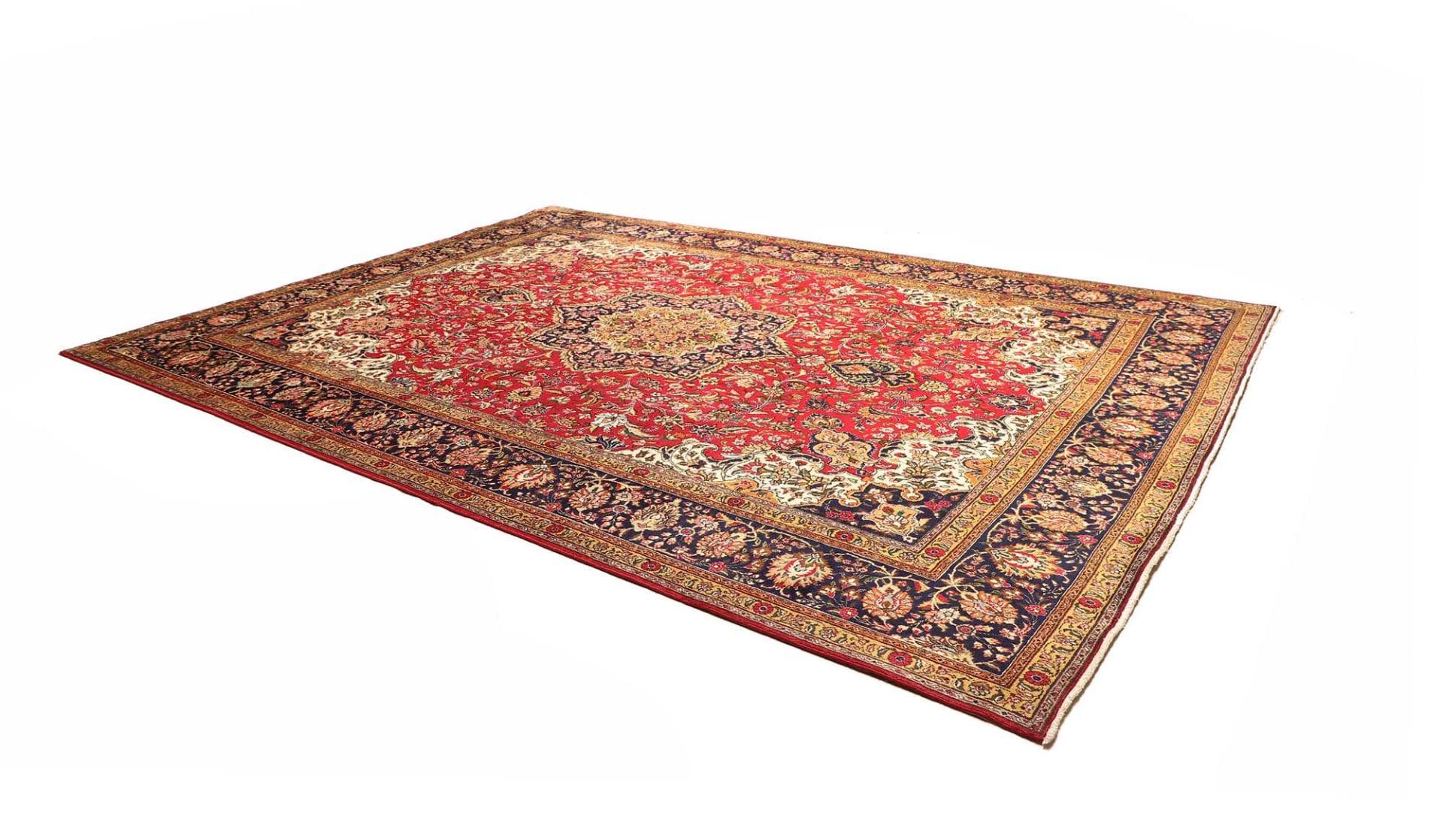 Täbriz Perserteppich aus Iran, 301 × 410 cm