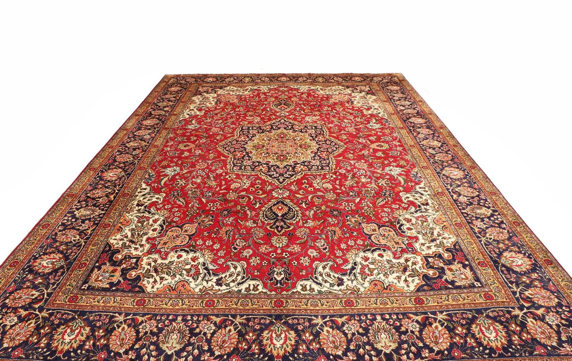Täbriz Perserteppich aus Iran, 301 × 410 cm