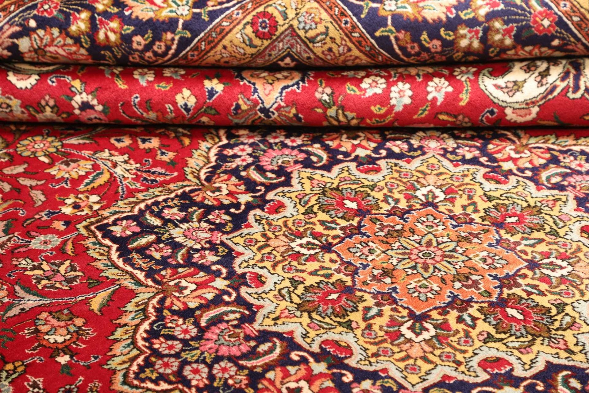Täbriz Perserteppich aus Iran, 301 × 410 cm