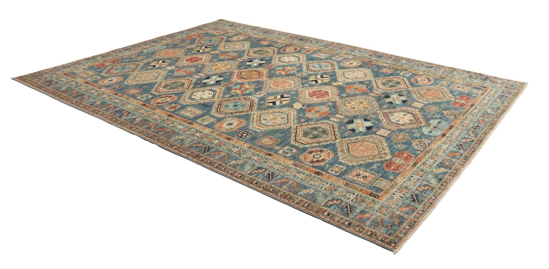 Handgeknüpfter Kazak Orientteppich, 282 × 379 cm, Wolle