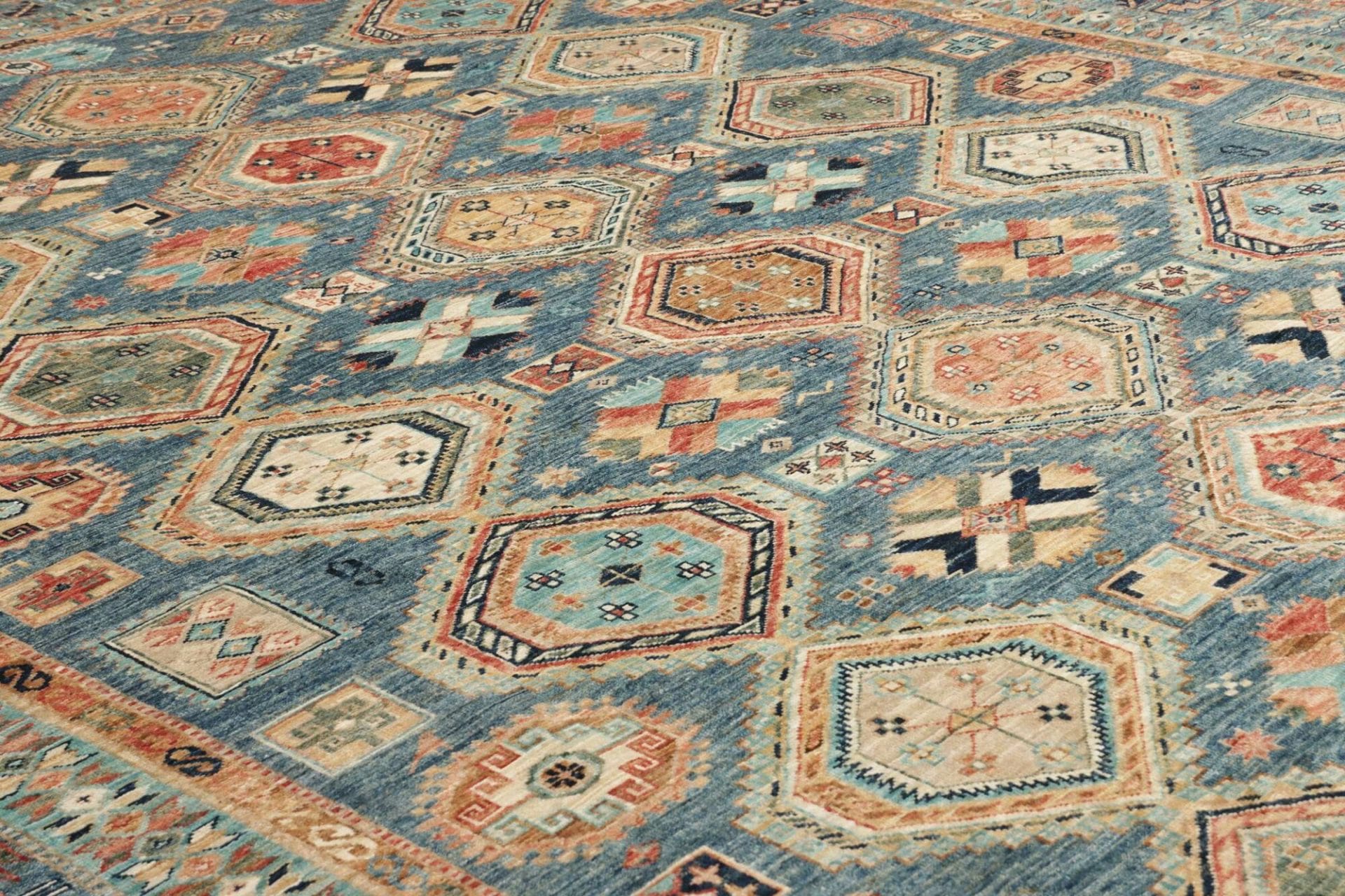 Handgeknüpfter Kazak Orientteppich, 282 × 379 cm, Wolle