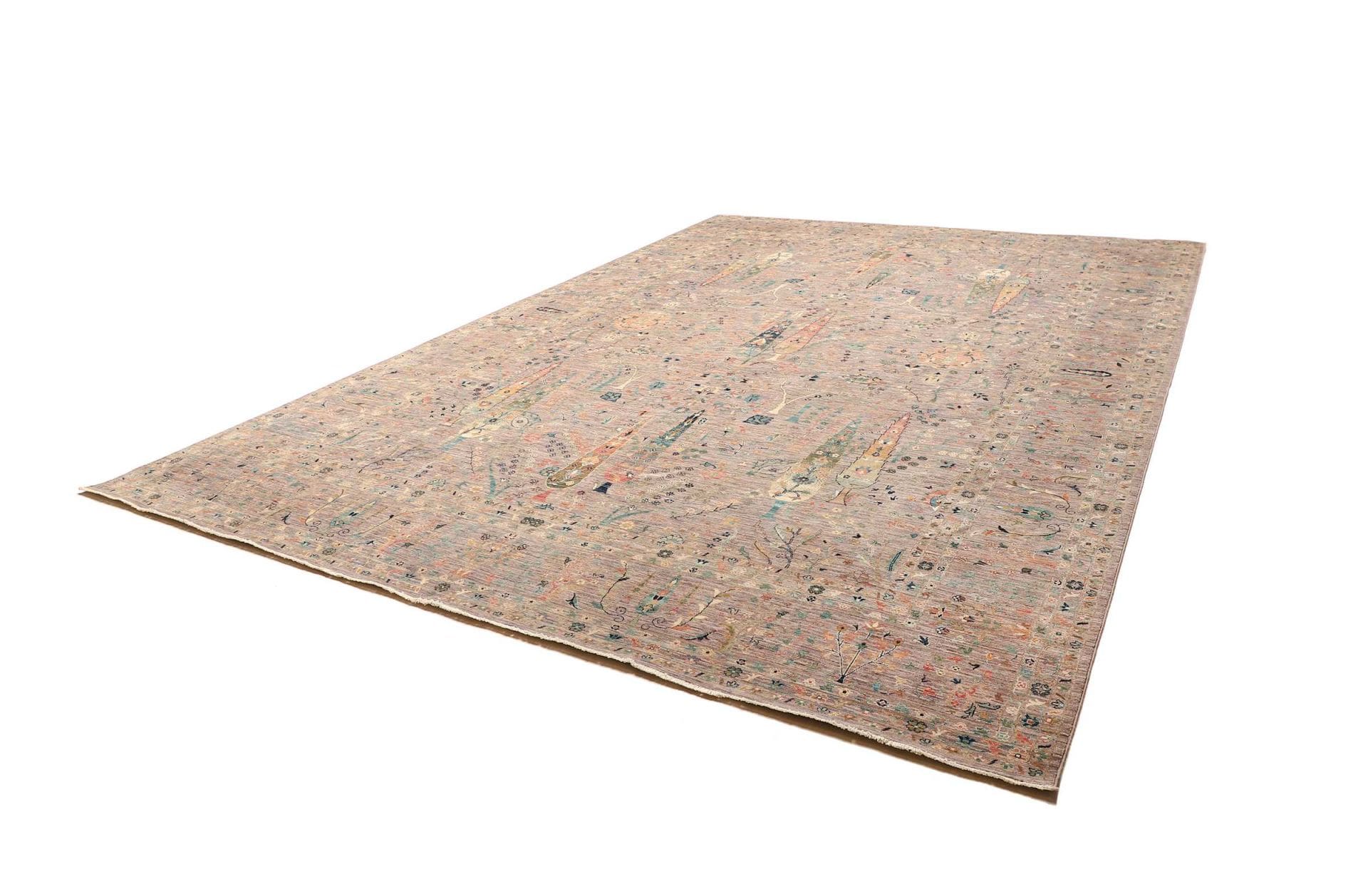 Handgeknüpfter Samarkand Orientteppich 308 × 419 cm