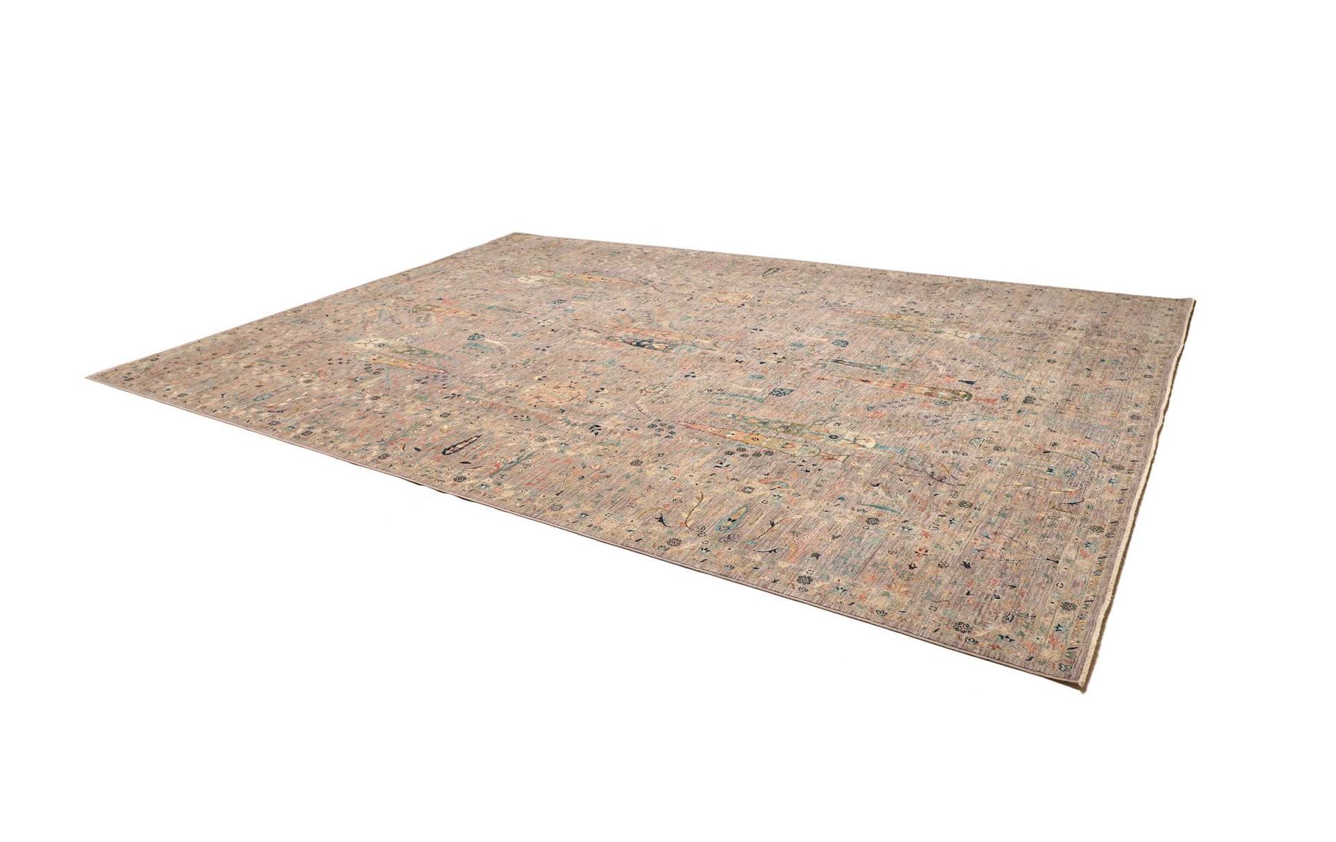 Handgeknüpfter Samarkand Orientteppich 308 × 419 cm