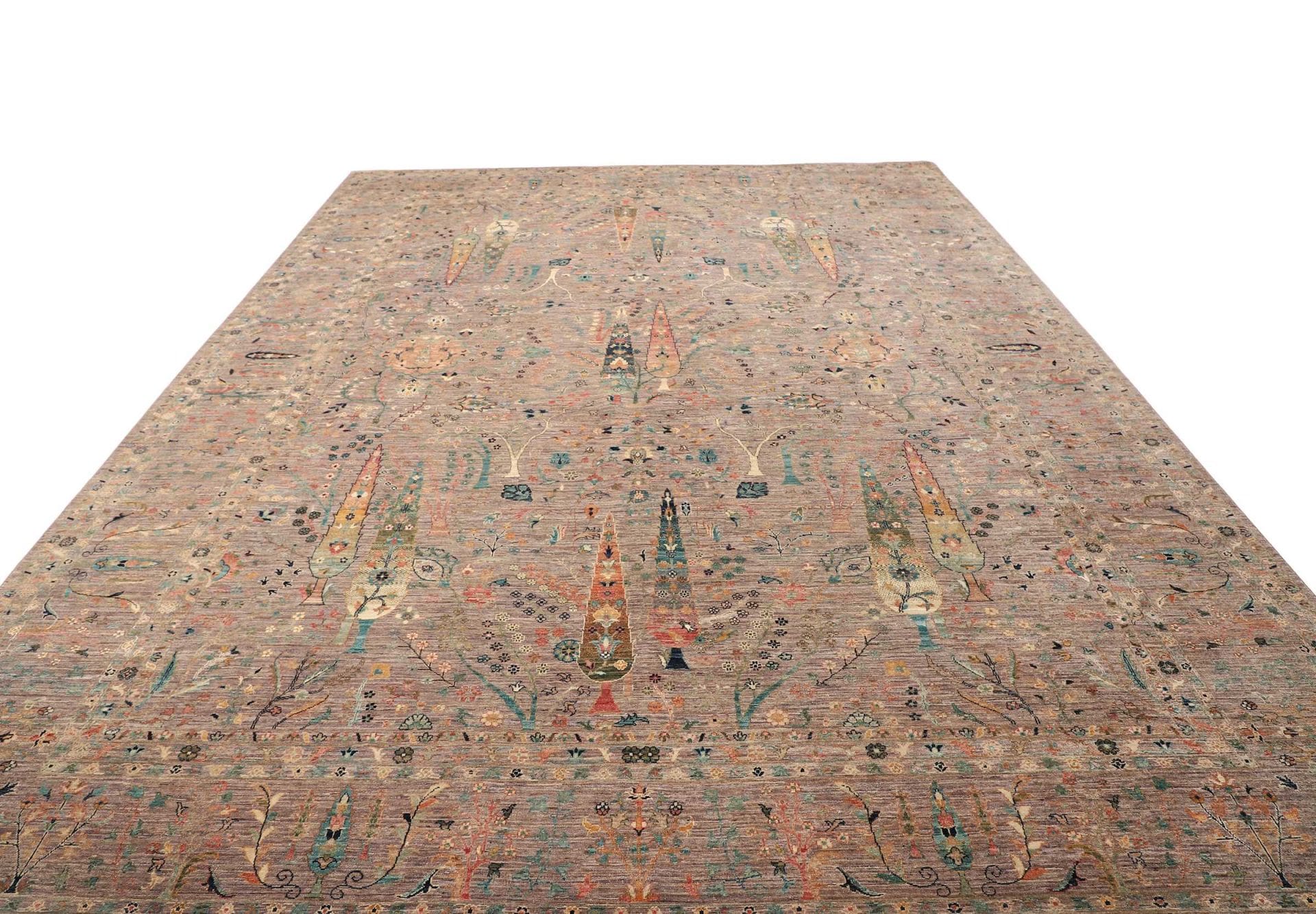 Handgeknüpfter Samarkand Orientteppich 308 × 419 cm