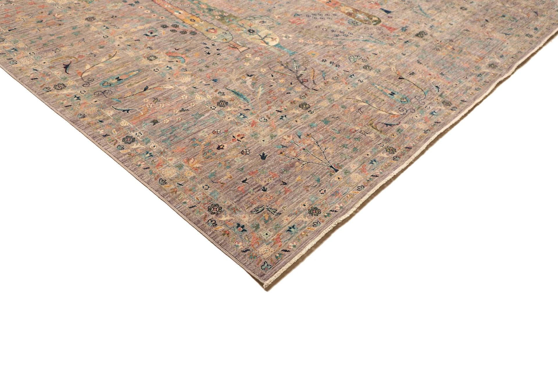 Handgeknüpfter Samarkand Orientteppich 308 × 419 cm