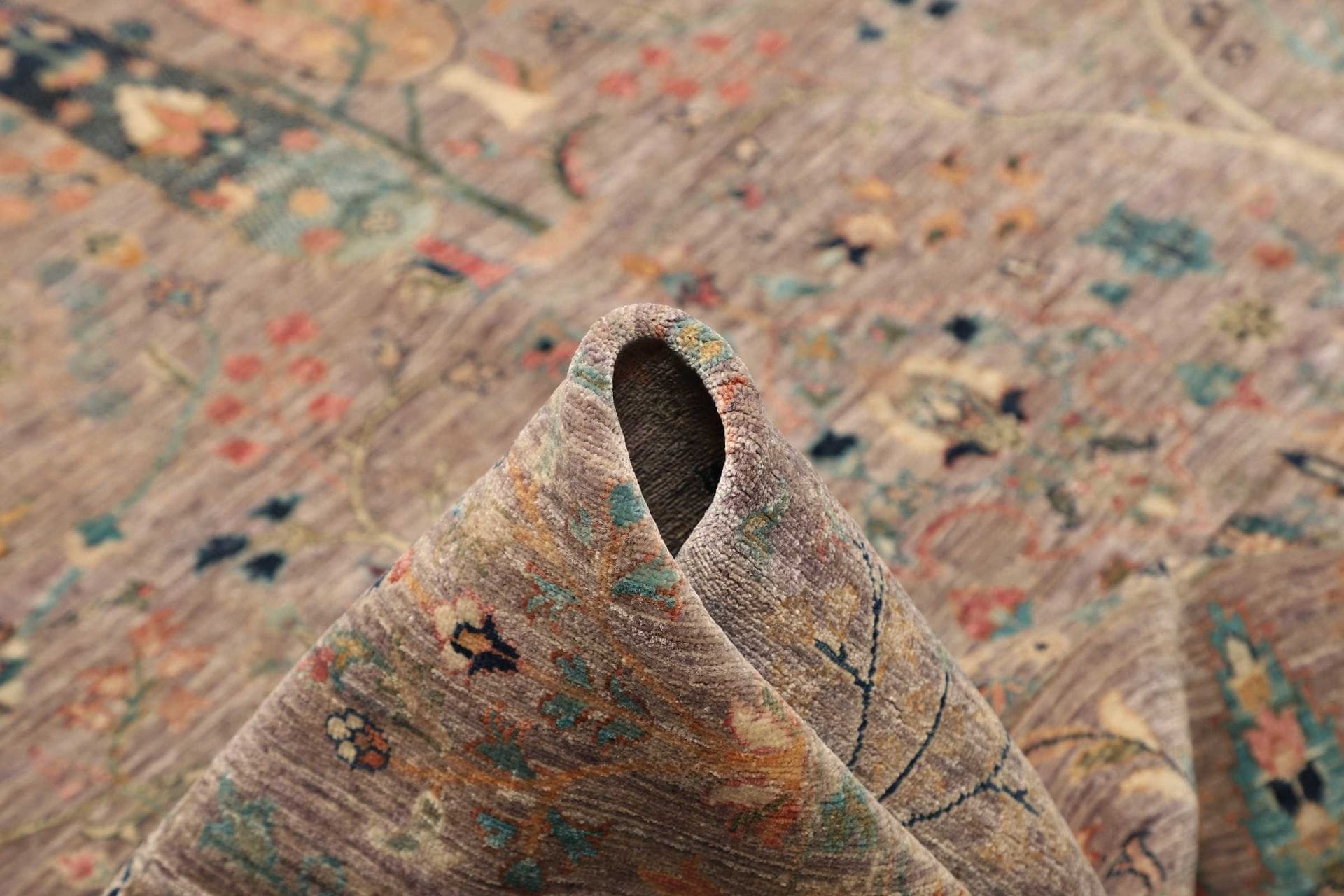 Handgeknüpfter Samarkand Orientteppich 308 × 419 cm