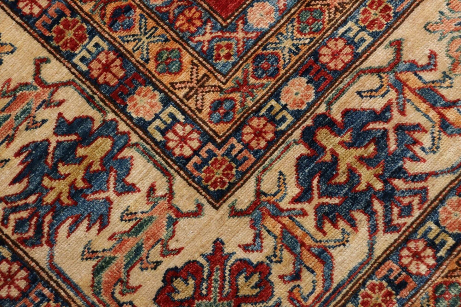 Kazak Orientteppich 299 × 406 cm aus Wolle, handgeknüpft